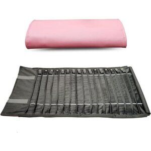 Portable Jewelry Travel Roll Necklace Bracelet Organizer Storage Holder Case